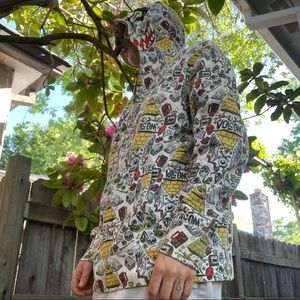 Volcom Ryan Sheckler collab / zip up masked hoodie